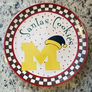 Michigan Santa’s Cookies Plate